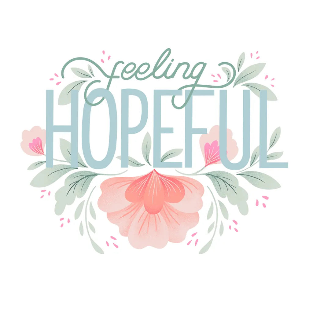 Feeling Hopeful I by Gia Graham. SKU 75357a. Archival Giclee Fine art print for wall decor.