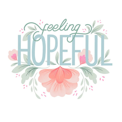 Feeling Hopeful I by Gia Graham. SKU 75357a. Archival Giclee Fine art print for wall decor.