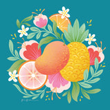 Fruit Punch II by Gia Graham. SKU 82881a. Archival Giclee Fine art print for wall decor.