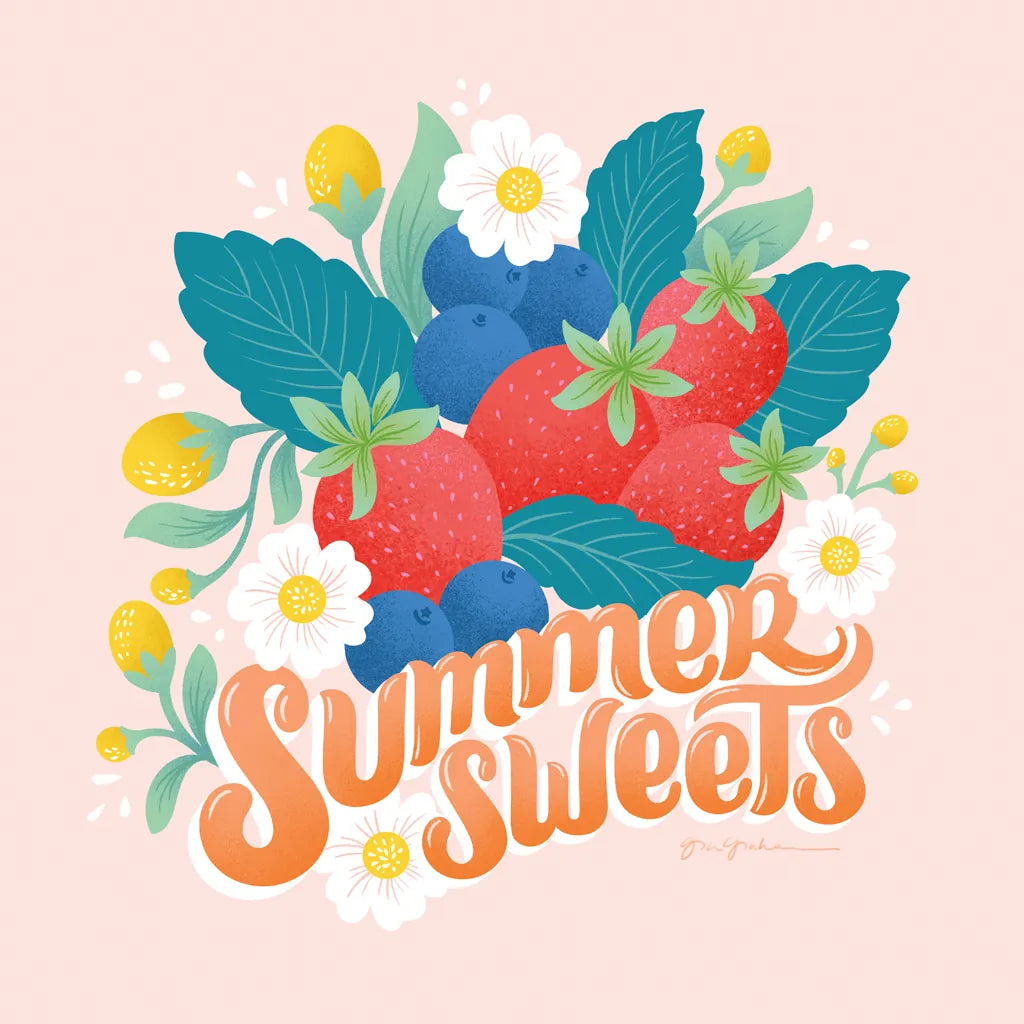 Fruit Punch IV by Gia Graham. SKU 82883a. Archival Giclee Fine art print for wall decor.