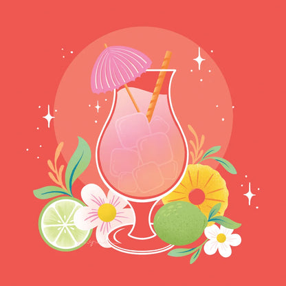 Fruit Punch VII by Gia Graham. SKU 82886a. Archival Giclee Fine art print for wall decor.