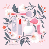 Glam Squad II by Gia Graham. SKU 72659a. Archival Giclee Fine art print for wall decor.