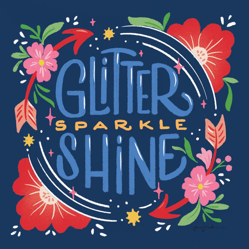 Glitter Sparkle Shine I Bright by Gia Graham. SKU 79551a. Archival Giclee Fine art print for wall decor.