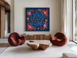Glitter Sparkle Shine I Bright by Gia Graham. Shown as extra-large giant wall art in a modern living room. Available as an archival giclee rolled canvas, fine art paper, or poster print. SKU 79551a.