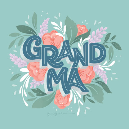 Grandma by Gia Graham. SKU 67313a. Archival Giclee Fine art print for wall decor.