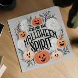 Halloween Spirit II by Gia Graham. Shown as a detailed flat fine art print, highlighting archival giclee quality. Available as an archival giclee rolled canvas, fine art paper, or poster print. SKU 89416a.