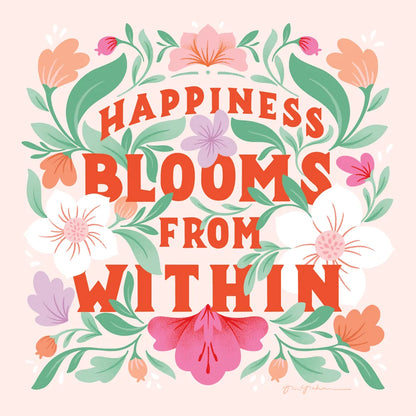 Happiness Blooms I by Gia Graham. SKU 84681a. Archival Giclee Fine art print for wall decor.