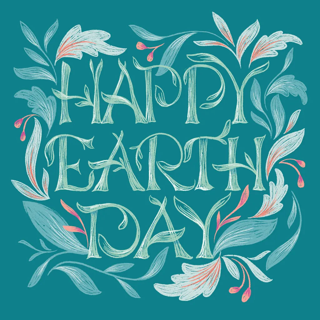 Happy Earth Day I by Gia Graham. SKU 75356a. Archival Giclee Fine art print for wall decor.