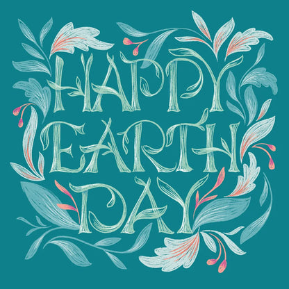 Happy Earth Day I by Gia Graham. SKU 75356a. Archival Giclee Fine art print for wall decor.
