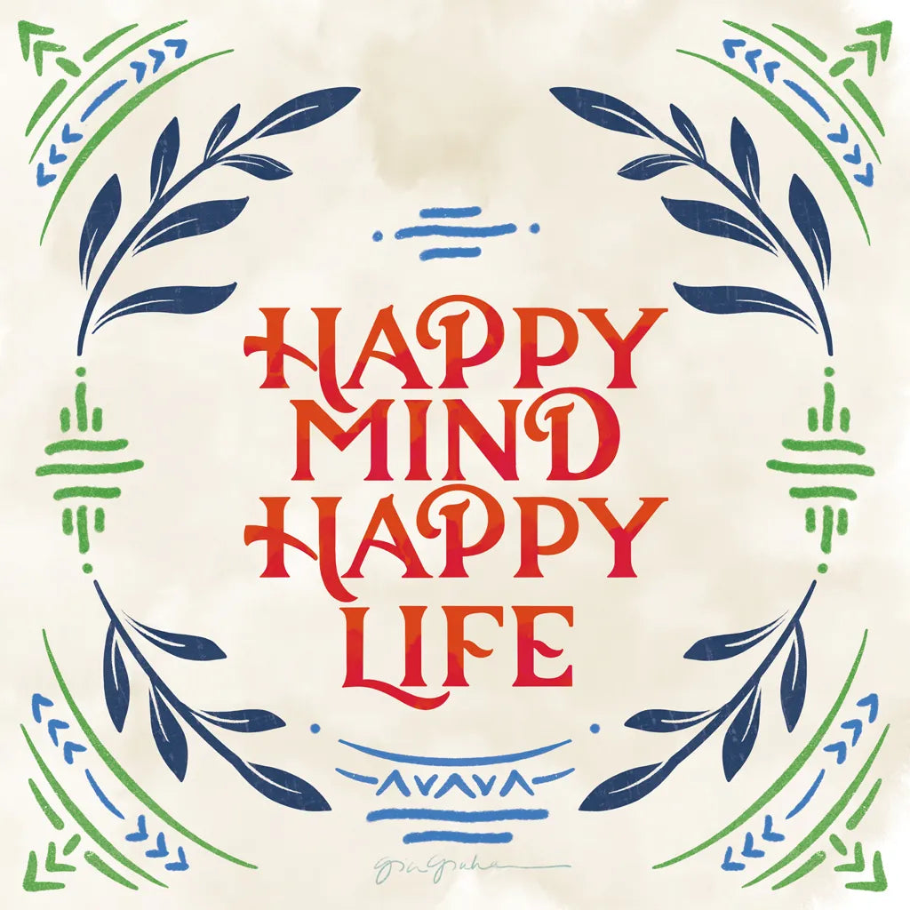 Heart and Mind II Bright by Gia Graham. SKU 79539a. Archival Giclee Fine art print for wall decor.