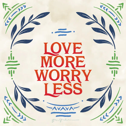 Heart and Mind II Love More Bright by Gia Graham. SKU 79540a. Archival Giclee Fine art print for wall decor.