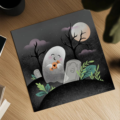 Hocus Pocus IV by Gia Graham. Shown as a detailed flat fine art print, highlighting archival giclee quality. Available as an archival giclee rolled canvas, fine art paper, or poster print. SKU 84337a.