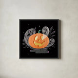 Hocus Pocus V by Gia Graham. Shown in a sleek black glass frame for a contemporary gallery look. Available as an archival giclee rolled canvas, fine art paper, or poster print. SKU 84338a.