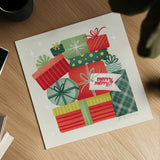 Home for the Holidays I by Gia Graham. Shown as a detailed flat fine art print, highlighting archival giclee quality. Available as an archival giclee rolled canvas, fine art paper, or poster print. SKU 98811a.