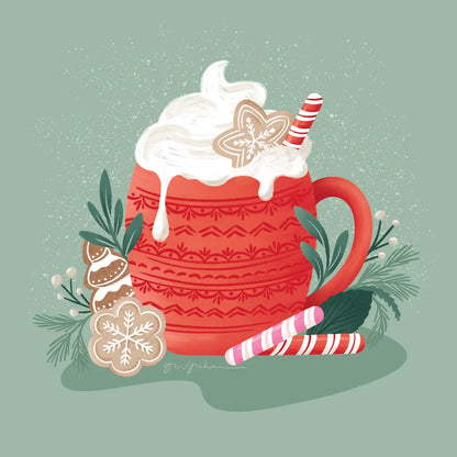 Home for the Holidays II by Gia Graham. SKU 98812a. Archival Giclee Fine art print for wall decor.