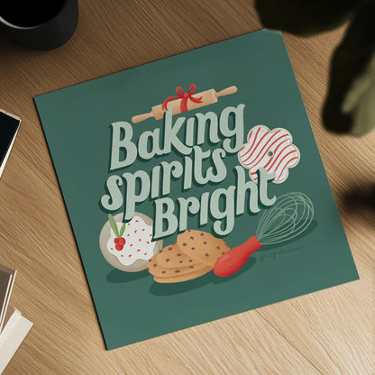 Home for the Holidays III by Gia Graham. Shown as a detailed flat fine art print, highlighting archival giclee quality. Available as an archival giclee rolled canvas, fine art paper, or poster print. SKU 98813a.