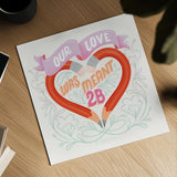 Just My Type VI by Gia Graham. Shown as a detailed flat fine art print, highlighting archival giclee quality. Available as an archival giclee rolled canvas, fine art paper, or poster print. SKU 79672a.