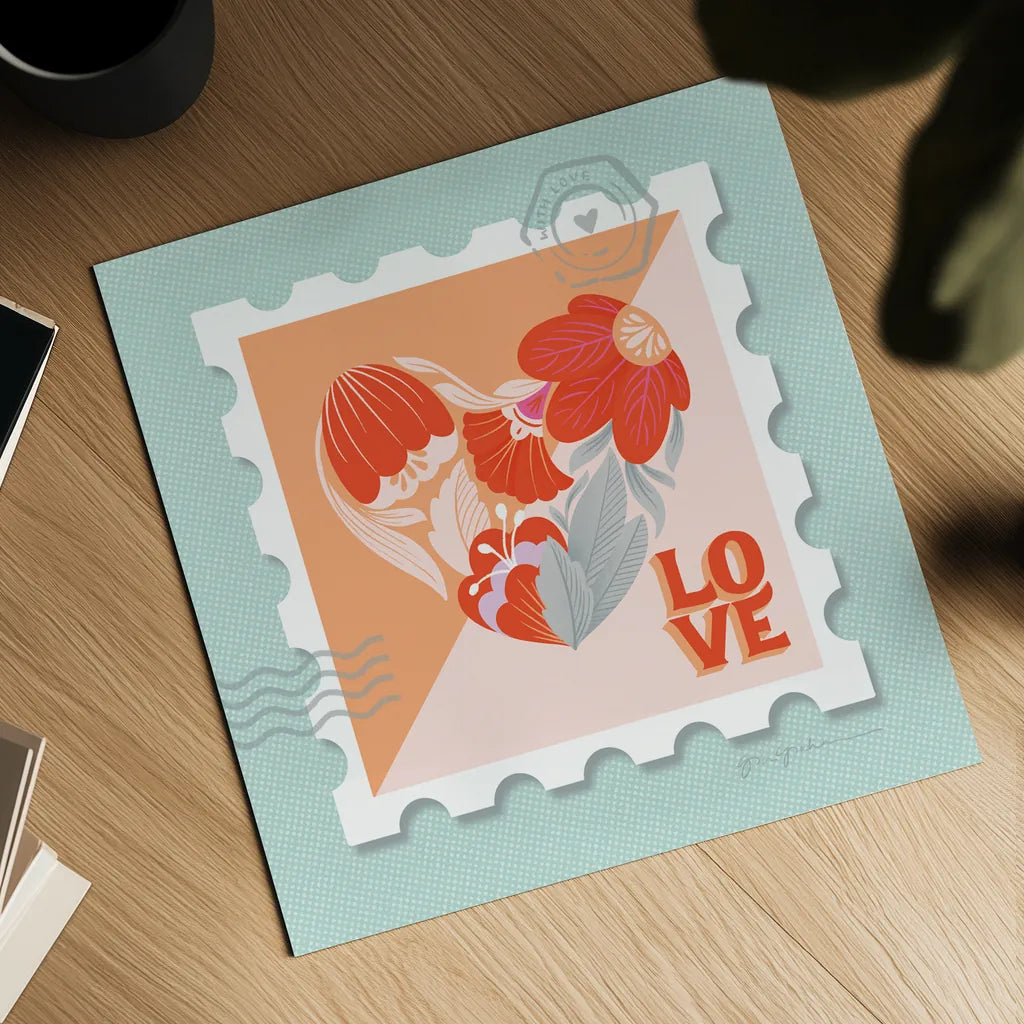 Just My Type VII by Gia Graham. Shown as a detailed flat fine art print, highlighting archival giclee quality. Available as an archival giclee rolled canvas, fine art paper, or poster print. SKU 79673a.