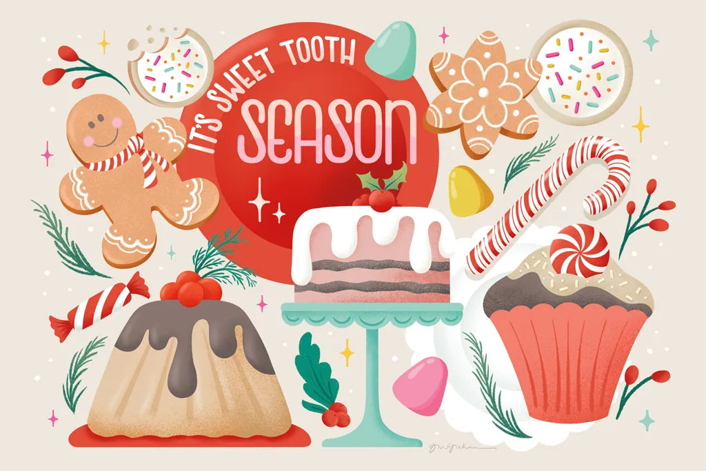 Lets Get Merry I by Gia Graham. SKU 87523i. Archival Giclee Fine art print for wall decor.