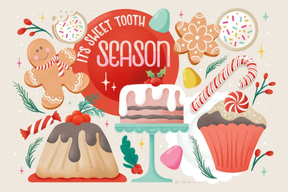 Lets Get Merry I by Gia Graham. SKU 87523i. Archival Giclee Fine art print for wall decor.