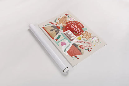 Lets Get Merry I by Gia Graham. shown as a rolled paper print. Available as archival giclee rolled canvas, fine art paper, or poster print. SKU 87523i.