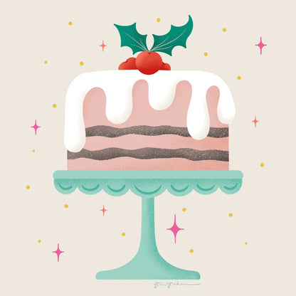 Lets Get Merry III by Gia Graham. SKU 87525a. Archival Giclee Fine art print for wall decor.