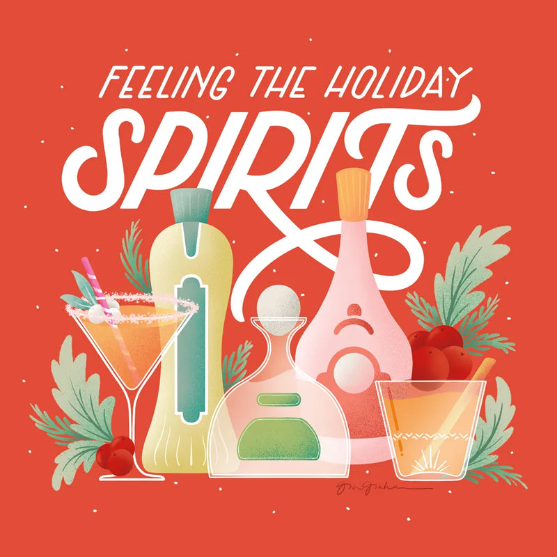 Lets Get Merry IV by Gia Graham. SKU 87526a. Archival Giclee Fine art print for wall decor.