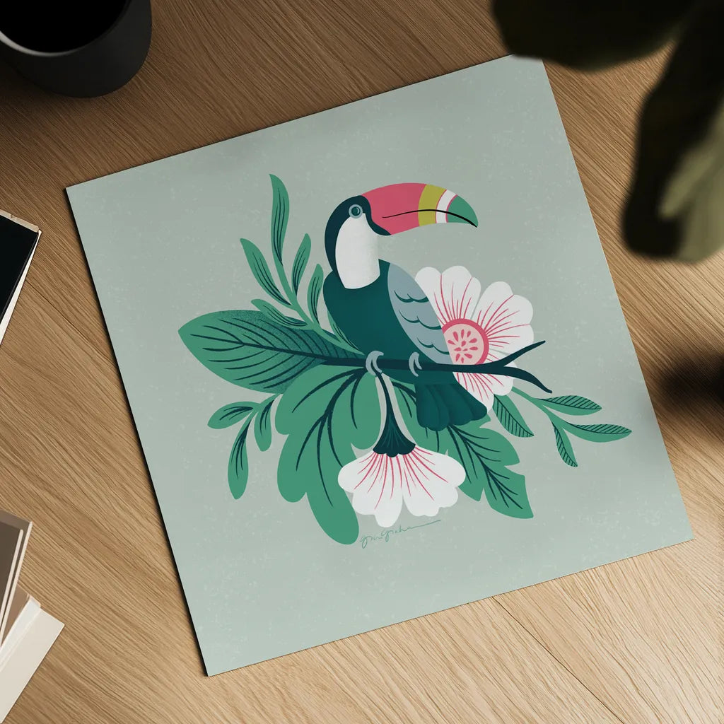 Lush Life II by Gia Graham. Shown as a detailed flat fine art print, highlighting archival giclee quality. Available as an archival giclee rolled canvas, fine art paper, or poster print. SKU 80219a.