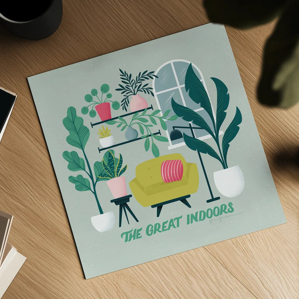 Lush Life IX by Gia Graham. Shown as a detailed flat fine art print, highlighting archival giclee quality. Available as an archival giclee rolled canvas, fine art paper, or poster print. SKU 80226a.