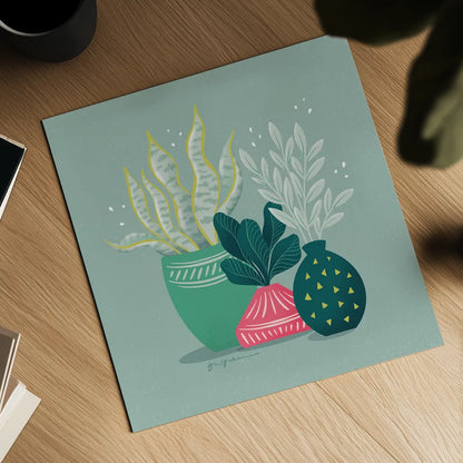 Lush Life VIII by Gia Graham. Shown as a detailed flat fine art print, highlighting archival giclee quality. Available as an archival giclee rolled canvas, fine art paper, or poster print. SKU 80225a.