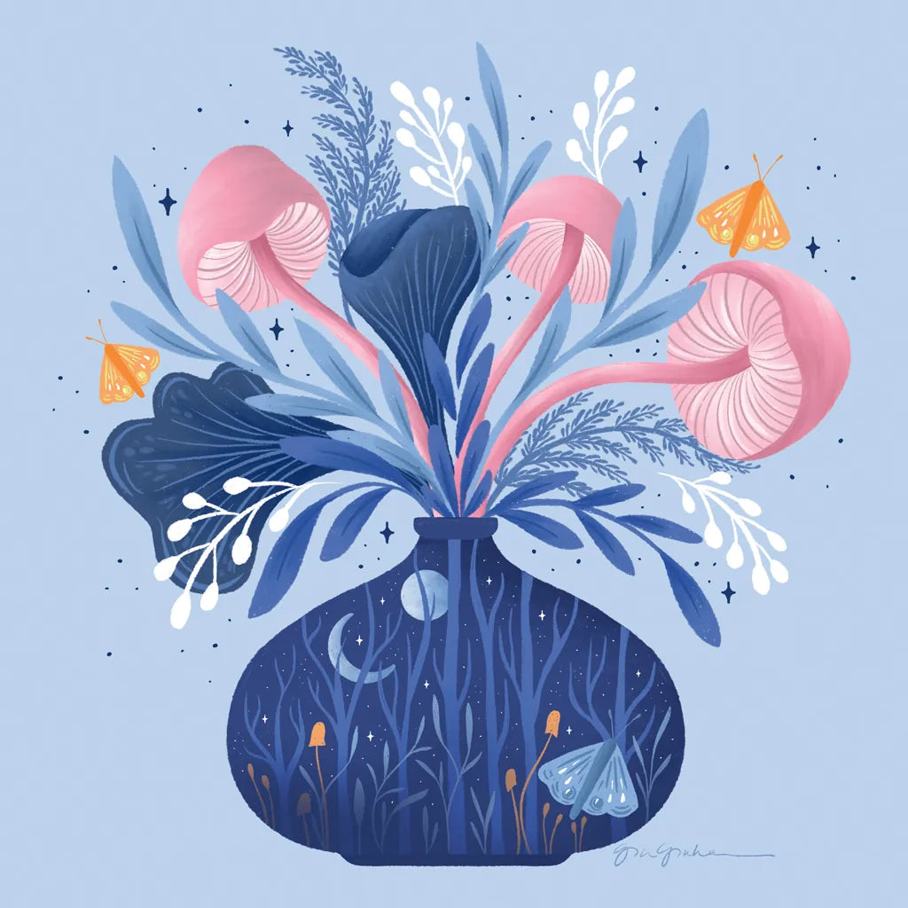 Magical Arrangement by Gia Graham. SKU 87440a. Archival Giclee Fine art print for wall decor.