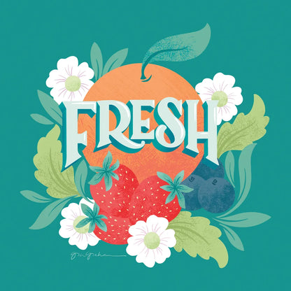 Market Fresh I by Gia Graham. SKU 74529a. Archival Giclee Fine art print for wall decor.