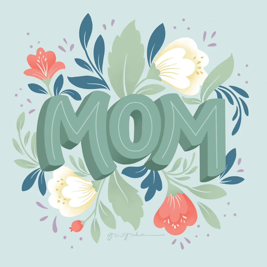Mom by Gia Graham. SKU 67312a. Archival Giclee Fine art print for wall decor.