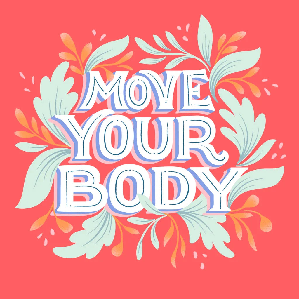 Move Your Body I by Gia Graham. SKU 75361a. Archival Giclee Fine art print for wall decor.