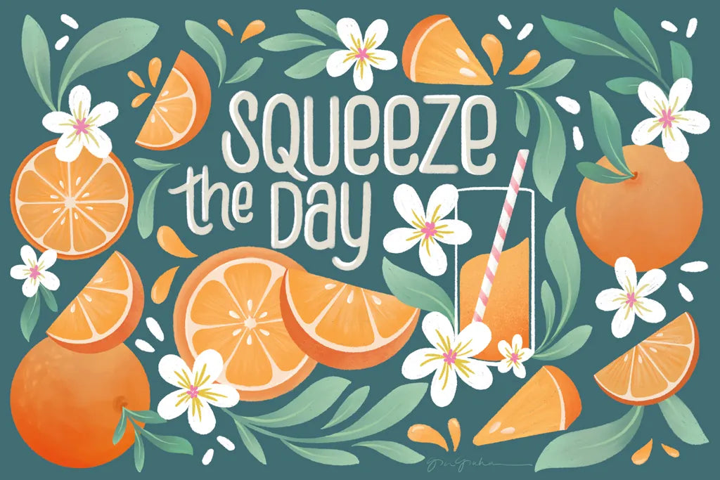 Orange Zest I by Gia Graham. SKU 88932i. Archival Giclee Fine art print for wall decor.