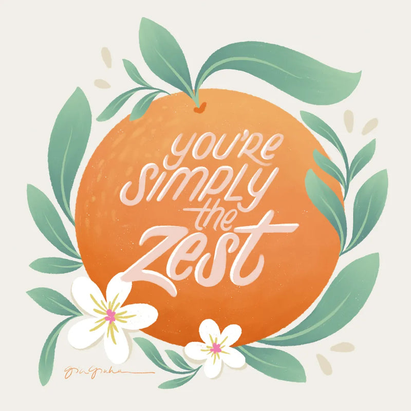 Orange Zest V by Gia Graham. SKU 88936a. Archival Giclee Fine art print for wall decor.