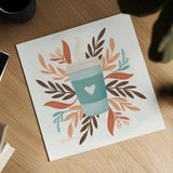 Perfect Blend VI by Gia Graham. Shown as a detailed flat fine art print, highlighting archival giclee quality. Available as an archival giclee rolled canvas, fine art paper, or poster print. SKU 96633a.
