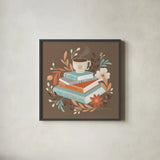 Perfect Blend VII by Gia Graham. Shown in a sleek black glass frame for a contemporary gallery look. Available as an archival giclee rolled canvas, fine art paper, or poster print. SKU 96634a.