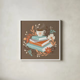 Perfect Blend VII by Gia Graham. Shown in a crisp white glass frame for a clean and minimalist style. Available as an archival giclee rolled canvas, fine art paper, or poster print. SKU 96634a.