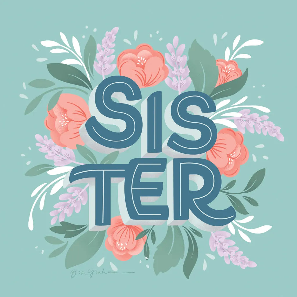 Sister by Gia Graham. SKU 92596a. Archival Giclee Fine art print for wall decor.