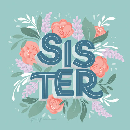 Sister by Gia Graham. SKU 92596a. Archival Giclee Fine art print for wall decor.