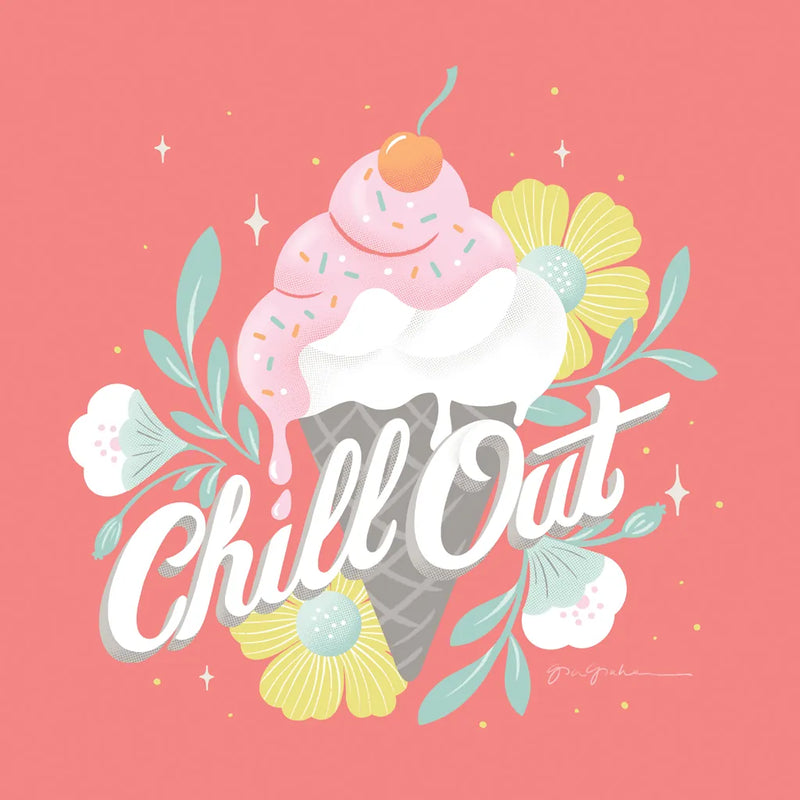 Summer Chill I by Gia Graham. SKU 86583a. Archival Giclee Fine art print for wall decor.