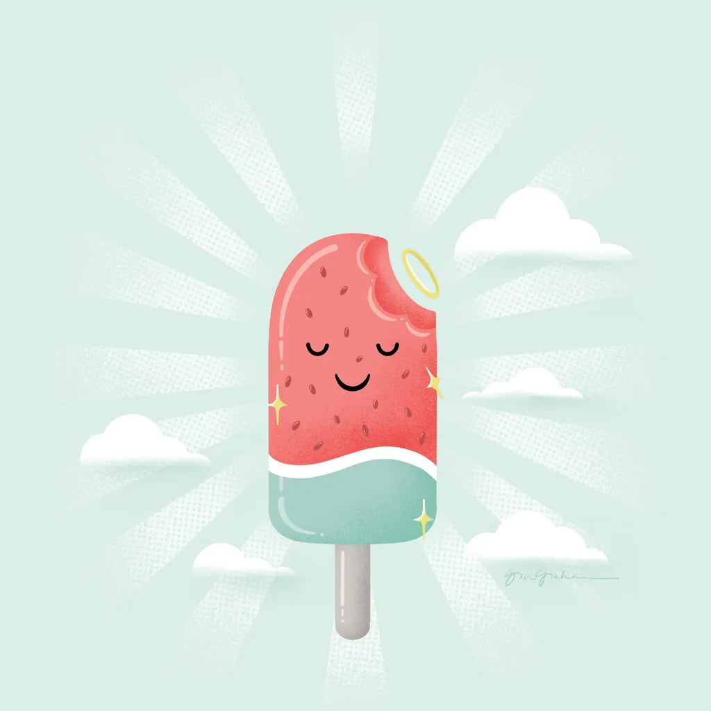 Summer Chill II No Words by Gia Graham. SKU 87842a. Archival Giclee Fine art print for wall decor.