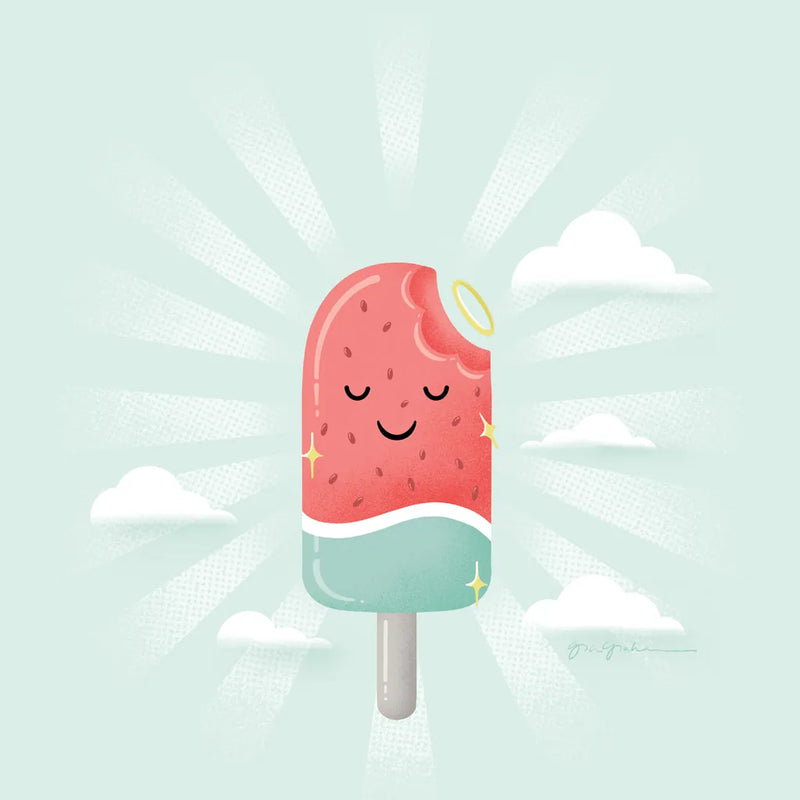 Summer Chill II No Words by Gia Graham. SKU 87842a. Archival Giclee Fine art print for wall decor.
