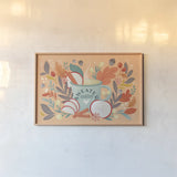 Sweater Weather I by Gia Graham. shown as a paper print in a natural frame. Available as a archival giclee rolled canvas, fine art paper, or poster print. SKU 83305i.