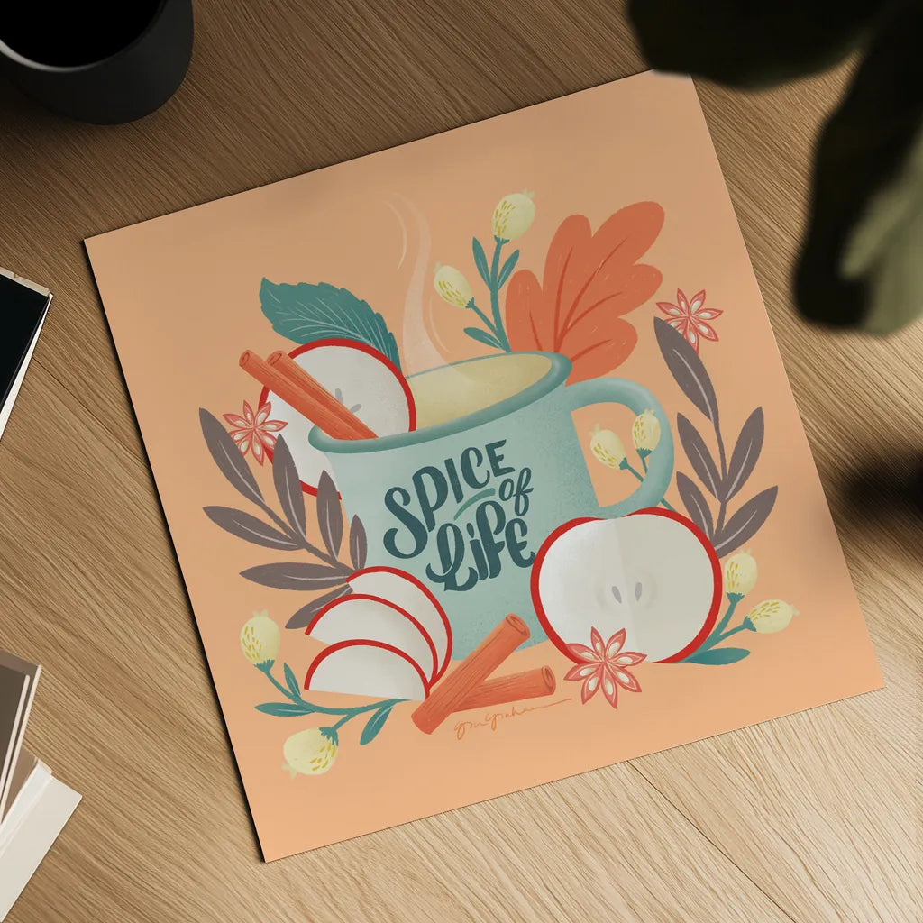 Sweater Weather III by Gia Graham. Shown as a detailed flat fine art print, highlighting archival giclee quality. Available as an archival giclee rolled canvas, fine art paper, or poster print. SKU 83307a.