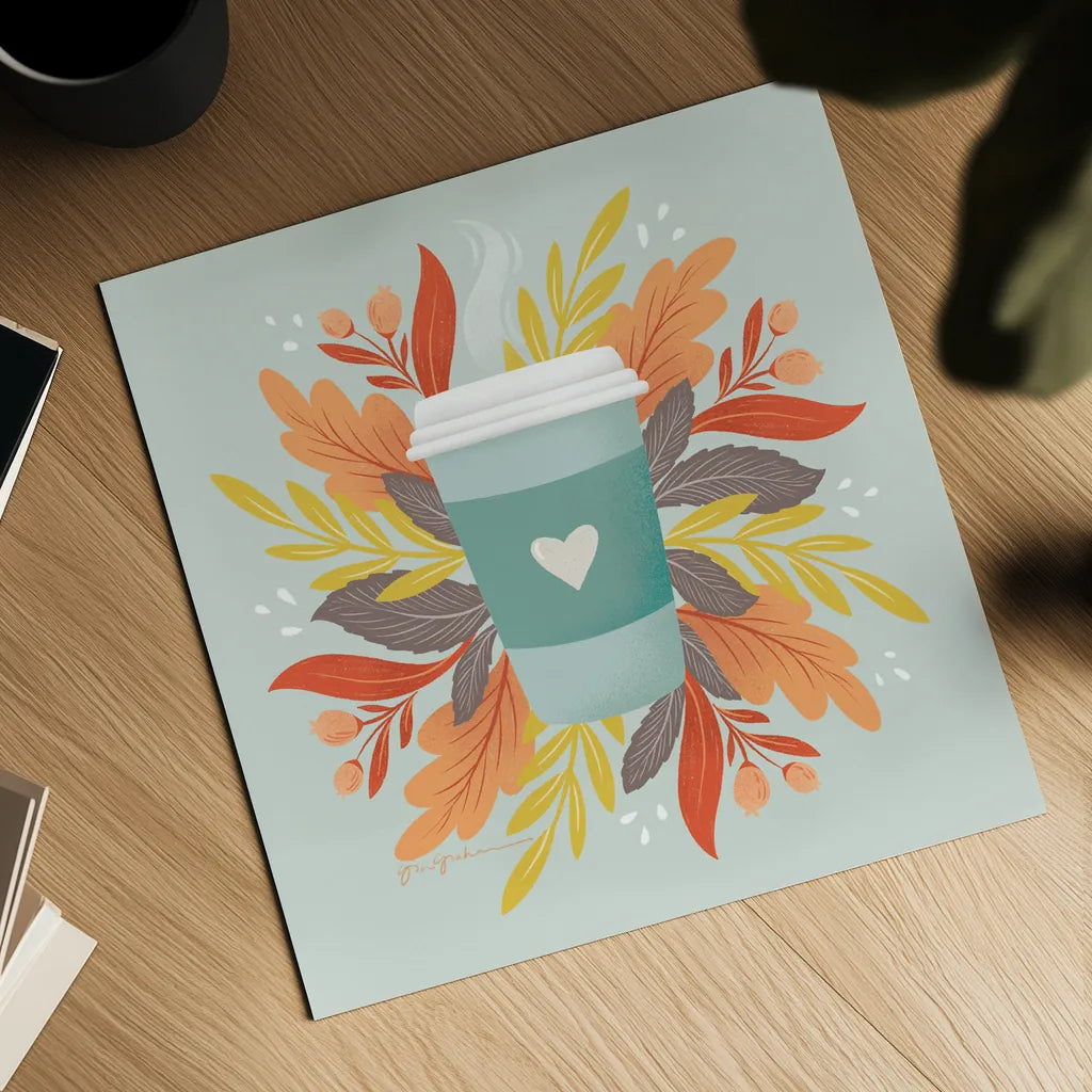 Sweater Weather IV by Gia Graham. Shown as a detailed flat fine art print, highlighting archival giclee quality. Available as an archival giclee rolled canvas, fine art paper, or poster print. SKU 83308a.