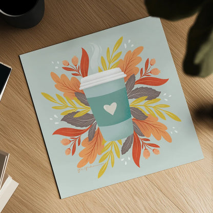 Sweater Weather IV by Gia Graham. Shown as a detailed flat fine art print, highlighting archival giclee quality. Available as an archival giclee rolled canvas, fine art paper, or poster print. SKU 83308a.