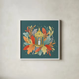 Sweater Weather IX by Gia Graham. Shown in a crisp white glass frame for a clean and minimalist style. Available as an archival giclee rolled canvas, fine art paper, or poster print. SKU 83313a.