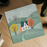 Sweater Weather VI by Gia Graham. Shown as a detailed flat fine art print, highlighting archival giclee quality. Available as an archival giclee rolled canvas, fine art paper, or poster print. SKU 83310a.